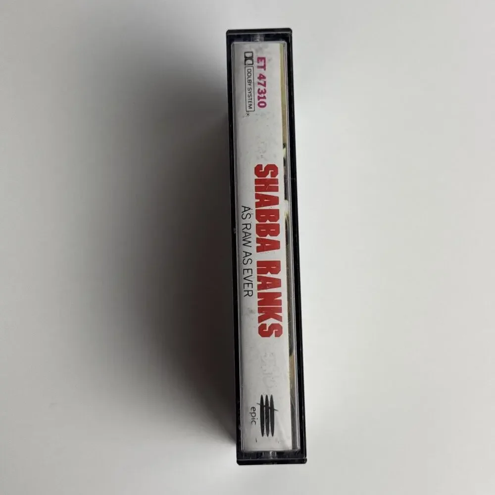 Shabba Ranks As Raw As Ever Cassette (1991, Sony) Jamaican Dancehall Reggae Tape